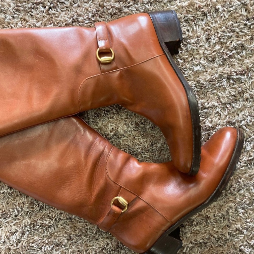 Gucci Equestrian Riding Boots 👢! Absolutely Gorgeous Boots 👢…. Size 7B 🌹 - Picture 3 of 14
